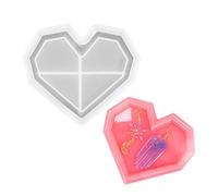 Flexible Silicone Plate Mold, Jewelry Display Casting Tray, 10 Inch Non Stick Mold with Smooth, Multi Purpose Organizer Tray, Silicone Moldd with Modern Design, Craft Tool for Ornaments Dishes