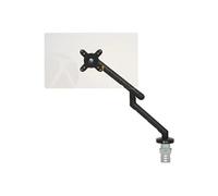 Bakker Elkhuizen Flexible Single - Kit de montage - bras réglable avec ressort mécanique - pour moniteur - aluminium, acier, plastique ABS, caoutchouc thermoplastique (TPR), polyamide (PA6) - gris fon