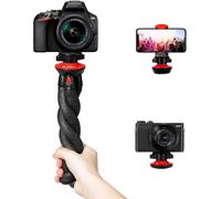 Flexible Smartphone Tripod, Mini Portable Tripod Octopus Style Phone Tripod with Phone Adapter, Camera Tripod for iPhone 13, Canon, Sony, Nikon DSLR