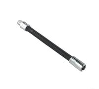 Flexible Socket Extension Rod 1/4 Inch 360° Bendable Steel(1-2) | 360° rotation, bends to any angle, reaches tight spots, 45# steel core, 150mm length for 1/4 drive