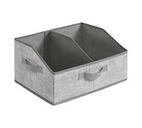 Flexible Storage Baskets - Foldable Storage Bin ¦ Closet Basket with Removable Dividers, Cabinet Basket with 3 Handles, Shelf Baskets, Large Container Box for Bedroom, Bathroom and Workplace