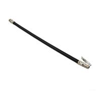 Flexible Tire Inflator Hose 375mm Quick Deflation | Quick deflation function, flexible rubber design, 375mm length, easy tire access, pour durable alloy build