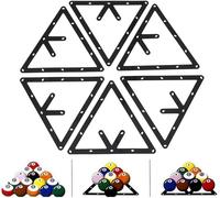 Flexible Triangle Billiards Mat Set for Triangle Billiards Pool Accessory 8 Pool for Games 8 9 10 Balls at Home or in the Room