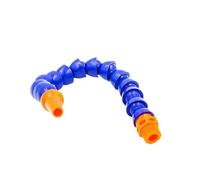 Flexible Water Oil Coolant Pipe Hose, Tuyau de liquide de refroidissement à eau et huile en plastique multicolore 300 mm avec embout de 3 mm et filetage de 12,5 mm