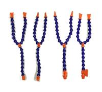 Flexible Water Oil Coolant Pipe Hose, Tuyau de liquide de refroidissement avec buse for tour CNC multicolore, plusieurs tailles, filetage mâle(B,L600MM-3/8")