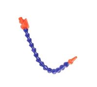 Flexible Water Oil Coolant Pipe Hose, Tuyau de refroidissement bleu avec filetage mâle multi-tailles for tour CNC(Round-500mm,1/4")