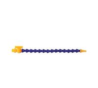 Flexible Water Oil Coolant Pipe Hose, Tuyau de refroidissement en plastique 1/4" 3/8" 1/2" bleu 40-80 cm avec interrupteur plat rond for tour CNC(Dn15 Round W Switch,60CM)