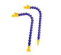 Flexible Water Oil Coolant Pipe Hose, Tuyau de refroidissement en plastique fileté 1/4", 3/8", 1/2", avec buse plate ronde for tour à fraisage CNC(Round-300mm,1/4")