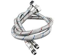 Flexibles 60cm Robinet, Lot de 2, G1/2 x M10, Acier Inoxydable 304 - Flexibles pour Mitigeur et Robinet, 60cm