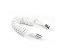 Flexibles de douche, Pulvérisateur de Bidet toilettes, plomberie, ligne téléphonique, tuyau G1/2, remplacement salle bain(White 3 Meters)