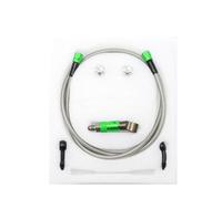 Flexibles pour moto Kit Adaptateur Tuyau Frein Démontage Rapide Kit Tuyau Frein CNC En Alliage D'aluminium Ligne Frein Huile Joint Connexion À Dégagement Rapide Câble de frein Dia(10,1000mm)