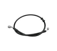 Flexibles pour moto Tuyau Conduite D'huile Frein D'embrayage Hydraulique Renforcé Pour Moto Noir 300 Mm À 2200 Mm 28 ° 10 Mm Pour VTT Dirt Pit Vélo Course Câble de frein Dia(Black 140cm)