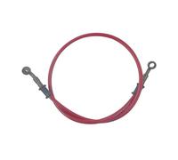 Flexibles pour moto Tuyau D'embrayage À Gaz En Acier Tressé, Installation Facile Utilisé Pour ATV Pit Dirt Bike 60/90/120cm Tuyau D'huile De Moto Ligne De Frein Câble de frein Dia(Rood,1200mm)