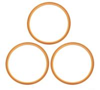 FlexiBsle RuBsle Lot de 2 à 5 joints en silicone transparent pour autocuiseurs domestiques de 18 à 32 cm en alliage d'aluminium