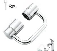 FlexiFlow 1080° Rotating Faucet Extender,2025 New 1440° Rotatable Faucet Sprayer Attachment Extender Aerator Extension with 2 Model (2)