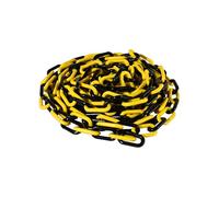 FlexiLink Chaîne en plastique Couleurs attrayantes Diamètre 5,1 cm Longueur 7,6 m Pour barrières de sécurité, gestion de foule, sécurité événementielle, décoration, lignes de file d'attente, résistant