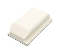Flexipads World Class Main Bloc Ponçage Forme Blanc Pur Prise 70 x 125mm FLE9