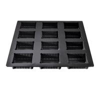 Flexipan Moule Petit Beurre - 12 Biscuits Tablette Chocolat, Sablés, Gateau Maison - Cuisson Homogène, Antiadhésif, Multi-Usages - Accessoire Moulage Petit Ecolier, Patisserie, Cuisine