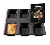 Flexipan Moule Financier Silicone - 6 Mini Gateaux Four - Accessoire Patisserie, Cuisine Antiadhésif- Démoulage Facile - Cuisson Idéale - Haute Durabilité - Résistant à la Chaleur et au Froid