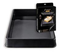 Flexipan Moule Rectangulaire Familial - Plat Four Cuisine, Patisserie - Format XXL Antiadhésif - Lasagne, Gateau, Gratin - Haute Durabilité, Résiste Températures Extrêmes - Préparations Généreuses