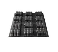 FLEXIPAN Moule Silicone 12 Petites Tablettes - Chocolat, Brownies, Apéritifs - Accessoire Pâtisserie Maison - Cuisson Uniforme, Démoulage Facile - Sucré, Salé - Portions Individuelles