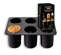 Flexipan Moule Silicone Cookie Shot Dominique Ansel - Biscuit Chocolat - Accessoire Pâtisserie Maison - Cuisson Uniforme, Démoulage Facile - Dessert Gourmand - Portion Individuelle
