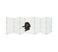 Flexipanel Clôture Flexible pour Chiot/Chien - Barrière Portable pour Votre Animal de Compagnie - Barrière Autonome - Clôture Pliable pour intérieur et extérieur