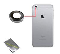 FLEXIPHONE pour iPhone 6 et iPhone 6S Lentille vitre en Verre de qualité originale avec Support Gris Sideral Noir de la caméra Arriere Appareil Photo