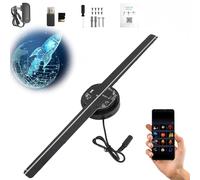 FlexiSpaceUS Projecteur hologramme 3D, hologramme fantaisie, arbre de Noël hologramme LED, hologramme (1 ensemble)
