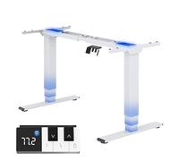 FLEXISPOT Bureau Assis Debout 2 Moteurs & 3 Colonnes, Charge 160kg