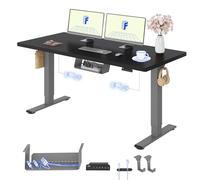 FLEXISPOT Bureau Assis Debout avec 2 Moteurs, Plateau Monobloc 25 mm