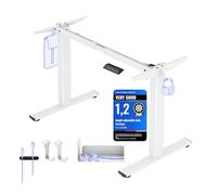 FLEXISPOT Bureau Assis Debout Électrique, Blanc