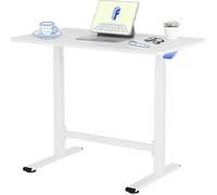 FlexiSpot Bureau d'appoint H7 Plus 100 x 60 cm Bureau Réglable en Hauteur, Table de Lit Mobile pour Canapé, Lecture ou Travail