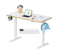 FLEXISPOT Bureau pour enfants, réglable en hauteur électriquement Bureau, pour enfants à partir de 6 ans, avec affichage LED, 3 mémoires, sécurité enfants