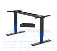 FLEXISPOT EC5-Lite Pied de table électrique réglable en hauteur,double moteur, pieds à 3 niveaux, capacité de charge 100kg,4 mémoires, protection anti-collision,noir
