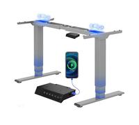 FLEXISPOT EC5 Plus Bureau Assis Debout 2 Moteurs & 3 Colonnes, Charge 120kg
