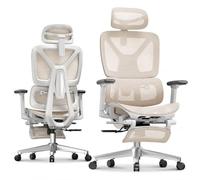 FLEXISPOT ErgoX Chaise de Bureau Ergonomique avec Repose-Pieds