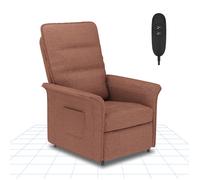 FlexiSpot Fauteuil de Relaxation, Fauteuil Inclinable avec Dossier Réglable 105°-155°, Moka