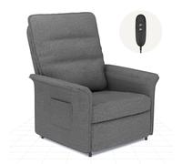 FLEXISPOT Fauteuil Relax Électrique, Fauteuil Inclinable avec Dossier Réglable 105°-155°, Fauteuil TV pour Chambre, Salon et Home cinéma, Gris Fumé