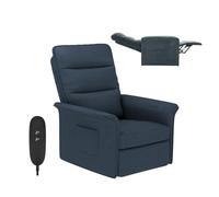 FLEXISPOT Fauteuil Relax Électrique Inclinable 105°-155°,Fauteuil TV Ergonomique avec Repose-Pieds Intégré,Mousse Haute Densité, Charge 150 kg,Gain de Place pour Salon,Chambre et Home Cinéma