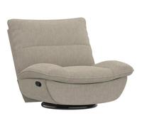 FLEXISPOT Fauteuil Relax Manuel, 360° Pivotant, Télécommande Revêtement Synthétique Tissu, Gris