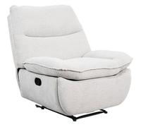 FlexiSpot Fauteuil Relax XC6-Lite, Dossier Relevable, Siège Inclinable Pour Le Salon, Chaise Longue Pour La Chambre et Slon, Gris