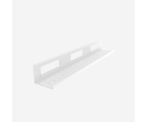 FlexiSpot Passe-Câbles Large 80 * 10 * 12cm, Gestion des Câbles de Bureau, CPM051L Chemin de Câbles Gestion des Câbles Flexible et Peu Encombrante (Blanc)