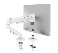 FlexiSpot Support Écran PC 17-32″,Bras Moniteur VESA 75/100 mm,Réglable en Hauteur,Inclinaison,Charge 9 kg,Blanc