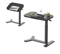 FLEXISPOT Table Ordinateur Portable H5 - Bureau Réglable en Hauteur avec Plateau Inclinable, Table de Lit Mobile pour Canapé, Lecture ou Travail (Noir)