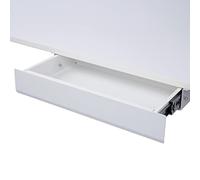 FlexiSpot Tiroir de rangement coulissant sous le bureau - Tiroirs de sécurité (L, blanc)
