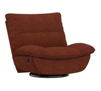 FlexiSpot XC6 Fauteuil de Relaxation avec Bascule, Pivotant 360° avec Capacité de Charge 160Kg, Repose-Pied et Pochette, Orange