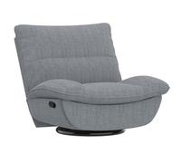 FlexiSpot XC6 Fauteuil de Relaxation avec Bascule, Pivotant 360°, Charge 160Kg, Dossier Inclinable, Repose-Pied et Pochette, Gris