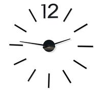 FLEXISTYLE Grande Horloge Murale Moderne DIY Admirable 2 XXL, 100-130 cm, Salon, Chambre à Coucher, fabriquée en UE, silencieuse