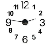 FLEXISTYLE Grande Horloge Murale Moderne DIY Admirable 3 XXL, 100-130 cm, pour Salon, Chambre à Coucher, fabriquée dans l'UE et silencieuse